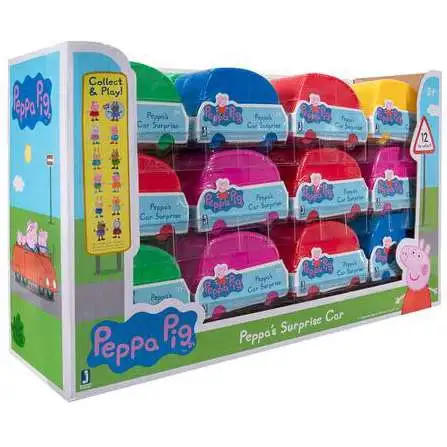 Peppa Pig Mini Figure Surprise Car Mystery Box [24 Packs]