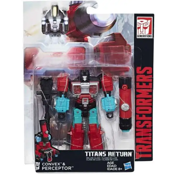 Transformers Generations Titans Return Convex & Perceptor Deluxe Action Figure