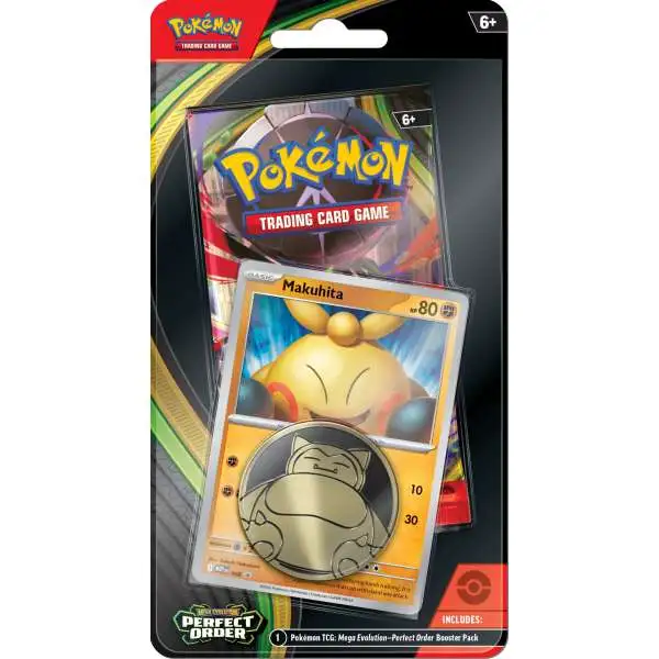 Pokemon Mega Evolution Perfect Order Checklane BLISTER Booster Pack [10 Cards]