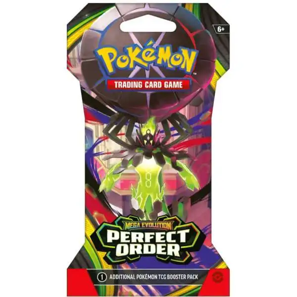 Pokemon Mega Evolution Perfect Order SLEEVED Booster Pack [10 Cards]