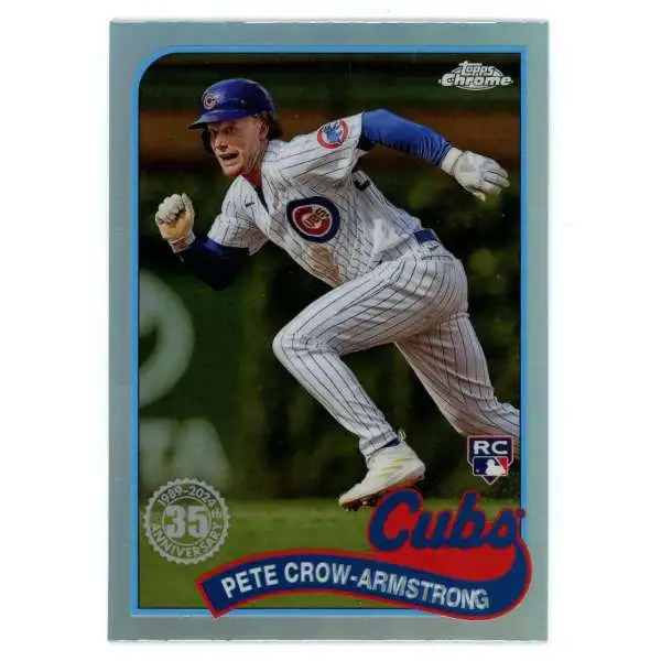MLB 2024 Topps Chrome 1989 35th Anniversary Pete Crow-Armstrong #89CB-19 [Rookie]