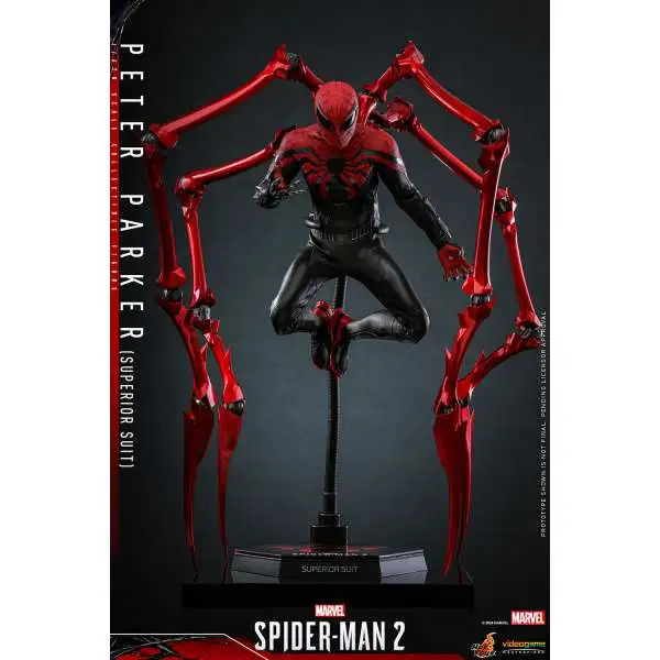 Marvel Video Game Masterpiece Spider-Man Collectible 1/6 Scale Figure VGM48 [Superior Suit]