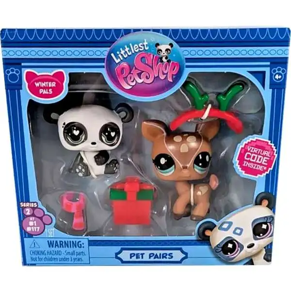Littlest Pet Shop 2024 Generation 7 Pet Pairs Panda Deer Exclusive