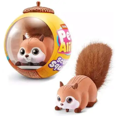 Pets Alive Scurry'n Squirrel BROWN Figure Acorn Pack
