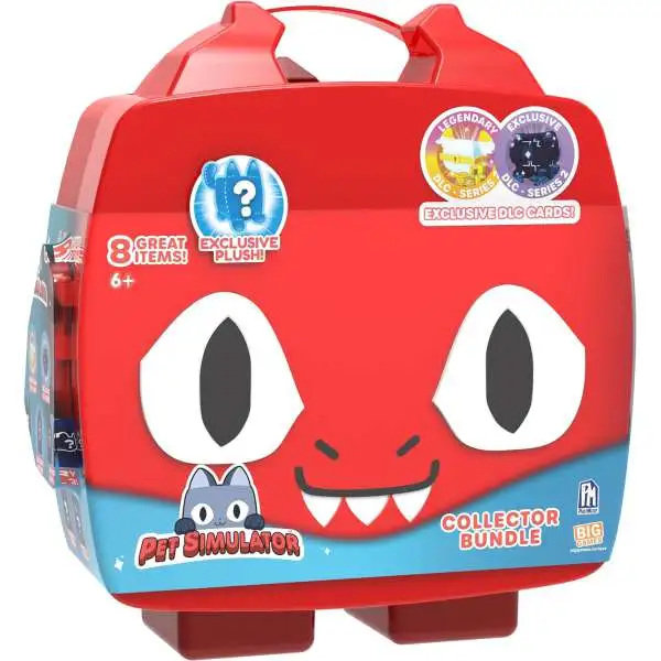 Pet Simulator X Series 2 RED DRAGON Collector Bundle [2 DLC Codes, 2 Mystery Eggs, Poster, Sticker, Exclusive Plush & Mystery Egg]