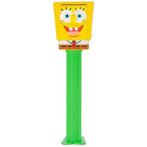 PEZ Spongebob Squarepants Candy & Dispenser [Translucent Yellow]