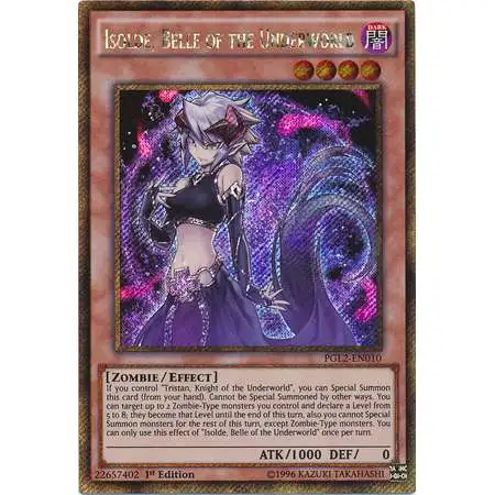 YuGiOh Premium Gold: Return of the Bling Gold Secret Rare Isolde, Belle of the Underworld PGL2-EN010