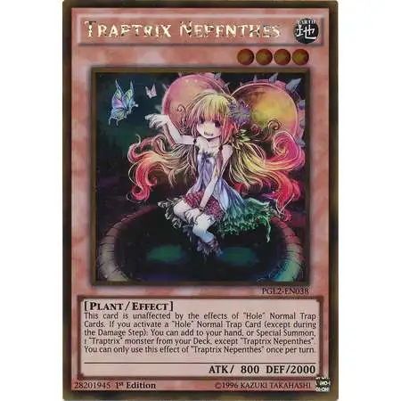 YuGiOh Premium Gold: Return of the Bling Gold Rare Traptrix Nepenthes PGL2-EN038