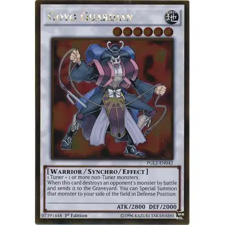 YuGiOh Premium Gold: Return of the Bling Gold Rare Goyo Guardian PGL2-EN042