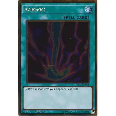 YuGiOh Premium Gold: Return of the Bling Gold Rare Raigeki PGL2-EN048