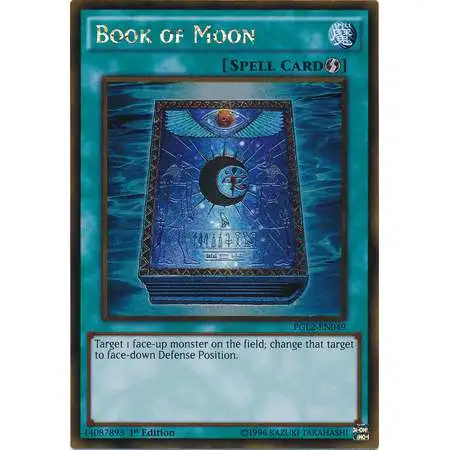 YuGiOh Premium Gold: Return of the Bling Gold Rare Book of Moon PGL2-EN049