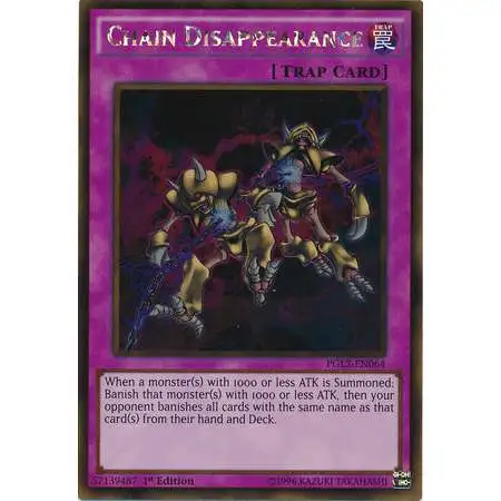 YuGiOh Premium Gold: Return of the Bling Gold Rare Chain Disappearance PGL2-EN064