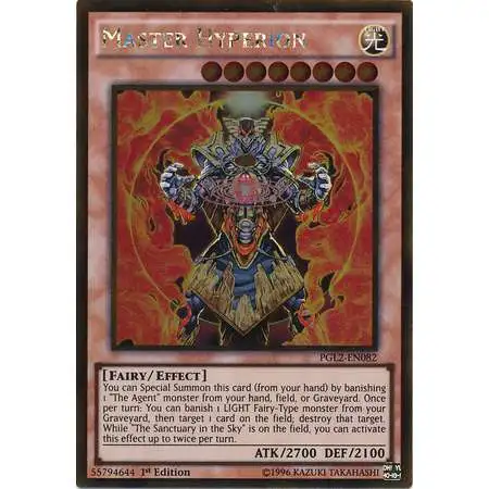 YuGiOh Premium Gold: Return of the Bling Gold Rare Master Hyperion PGL2-EN082