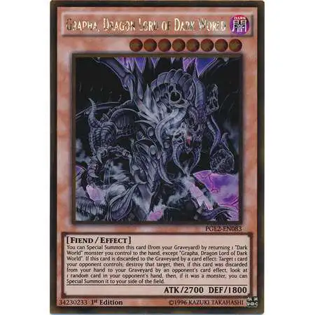 YuGiOh Premium Gold: Return of the Bling Gold Rare Grapha, Dragon Lord of Dark World PGL2-EN083