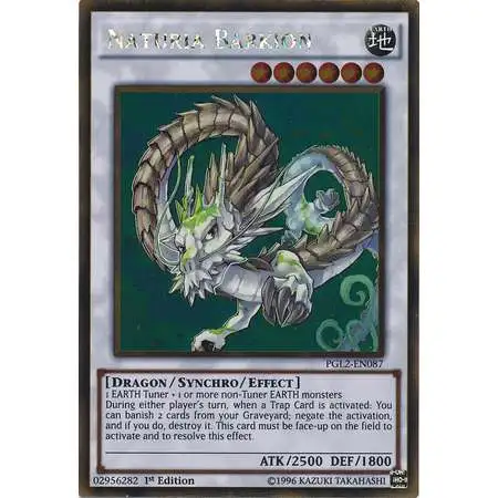 YuGiOh Premium Gold: Return of the Bling Gold Rare Naturia Barkion PGL2-EN087