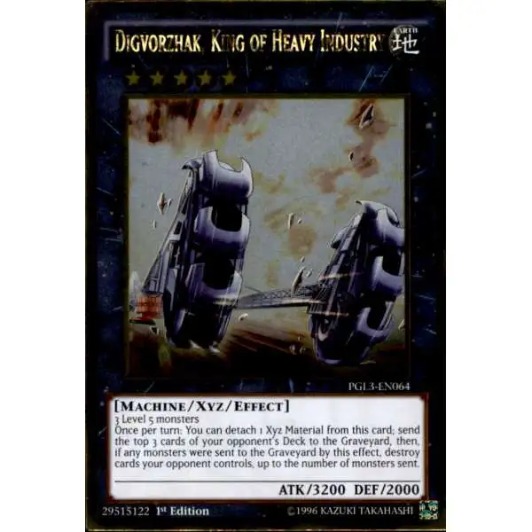 YuGiOh Premium Gold: Infinite Gold Gold Rare Digvorzhak, King of Heavy Industry PGL3-EN064