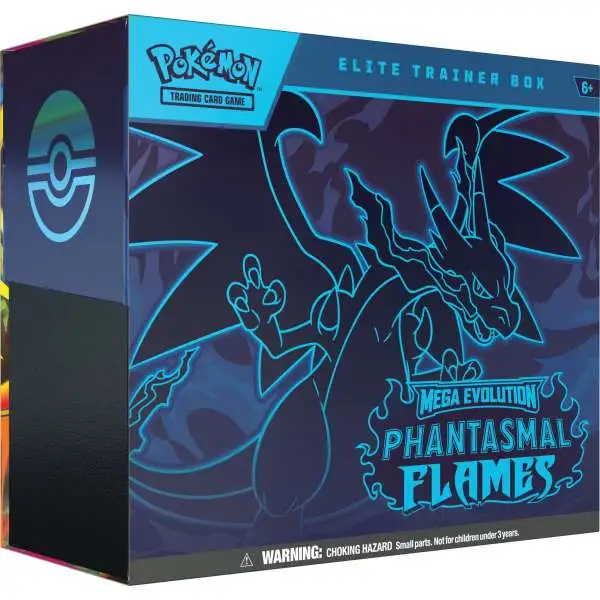 Pokemon Mega Evolution Phantasmal Flames Elite Trainer Box [9 Booster Packs, 65 Card Sleeves & More]