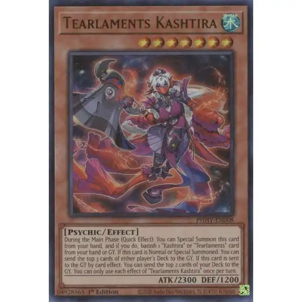 YuGiOh Trading Card Game Photon Hypernova Ultra Rare Tearlaments Kashtira PHHY-EN008