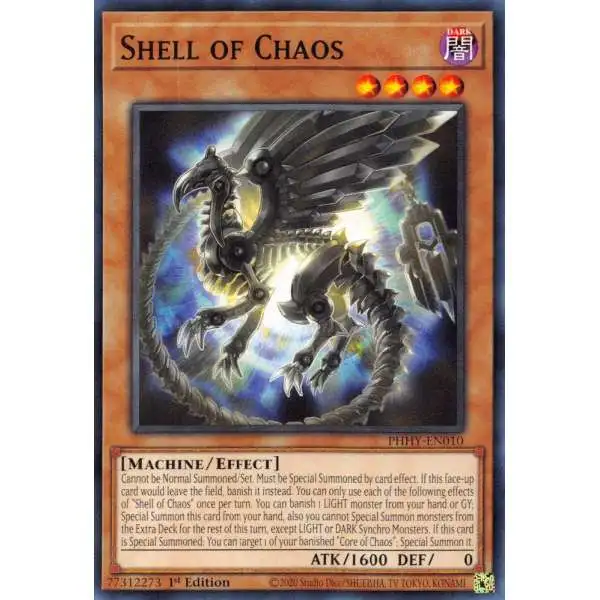 YuGiOh Trading Card Game Photon Hypernova Common Shell of Chaos PHHY-EN010