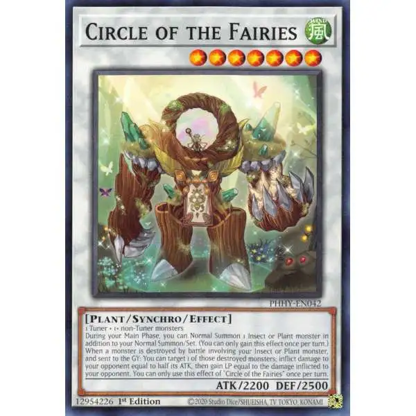 YuGiOh Trading Card Game Photon Hypernova Common Circle of the Fairies PHHY-EN042