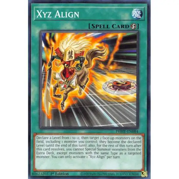 YuGiOh Trading Card Game Photon Hypernova Common Xyz Align PHHY-EN084