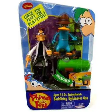 Disney Phineas and Ferb Dr. Doofenshmirtz & Agent P. Figure 2-Pack