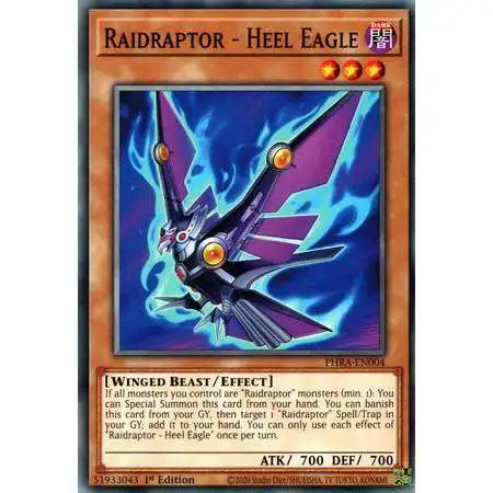 YuGiOh Trading Card Game Phantom Rage Common Raidraptor - Heel Eagle PHRA-EN004