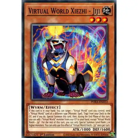 YuGiOh Trading Card Game Phantom Rage Common Virtual World Xiezhi - Jiji PHRA-EN012