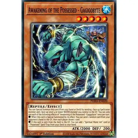 YuGiOh Trading Card Game Phantom Rage Common Awakening of the Possessed - Gagigobyte PHRA-EN020