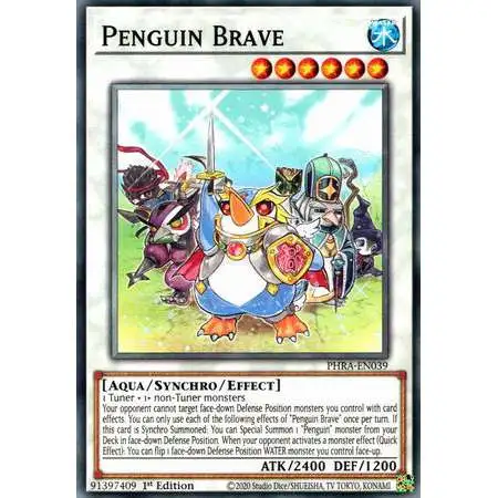 phra yugioh card list Trading Game Phantom Rage Single Card Common Penguin Brave PHRA-EN039 1102 - Phantom Rage [PHRA]