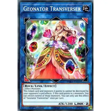 YuGiOh Trading Card Game Phantom Rage Common Geonator Transverser PHRA-EN050
