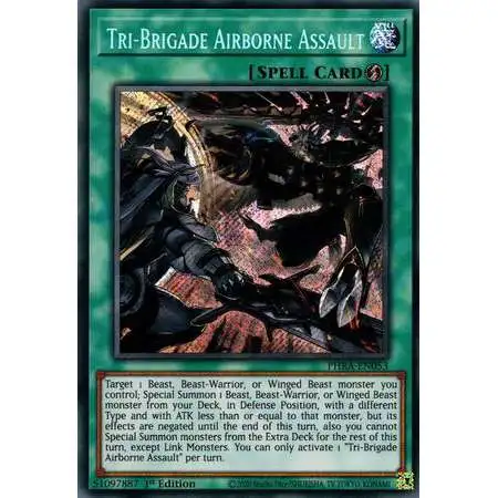 yugioh tri brigade cards Yu-Gi-Oh! Tri-Brigade Kitt - MP22-EN006 - Prismatic Secret Rare or Winged Beast monster Tri-Brigade Mercourier - Yu-Gi-Oh! Card