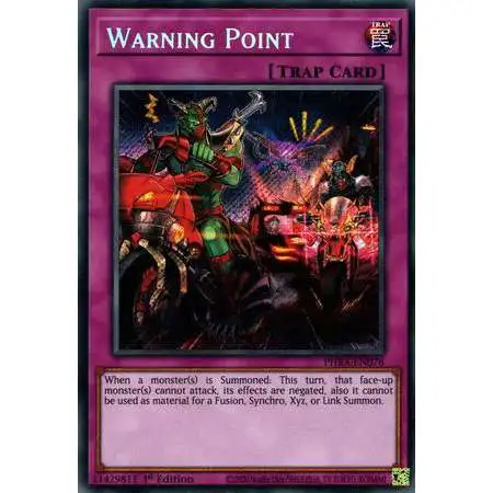YuGiOh Trading Card Game Phantom Rage Secret Rare Warning Point PHRA-EN078