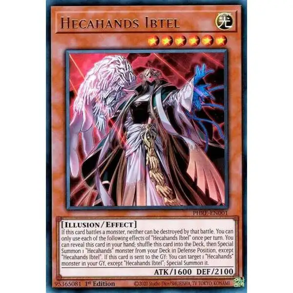 YuGiOh Trading Card Game Phantom Revenge Ultra Rare Hecahands Ibtel PHRE-EN001