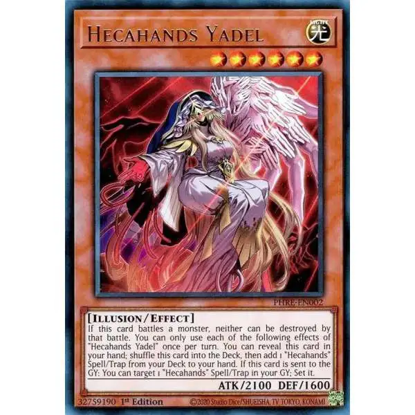 YuGiOh Trading Card Game Phantom Revenge Ultra Rare Hecahands Yadel PHRE-EN002