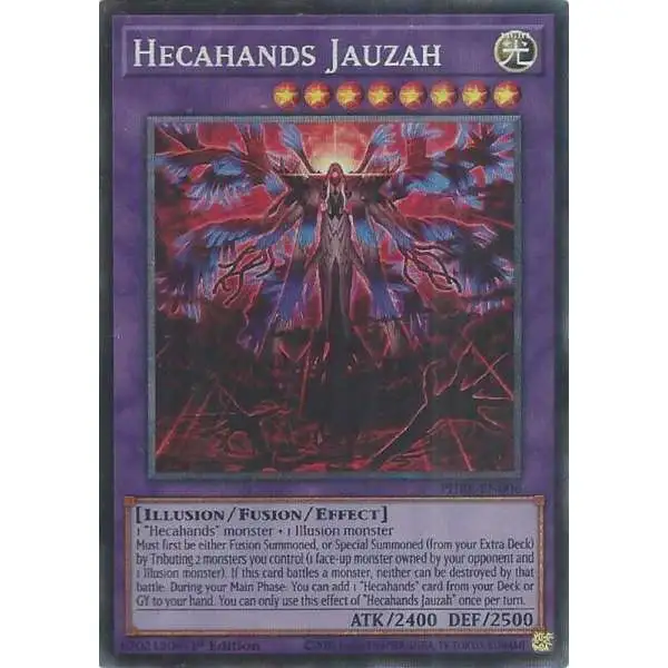 YuGiOh Trading Card Game Phantom Revenge Collector's Rare Hecahands Jauzah PHRE-EN006