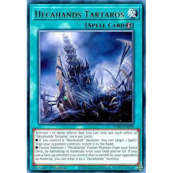 YuGiOh Trading Card Game Phantom Revenge Rare Hecahands Tartaros PHRE-EN009