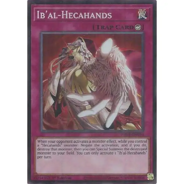 YuGiOh Trading Card Game Phantom Revenge Super Rare Ib'al-Hecahands PHRE-EN010