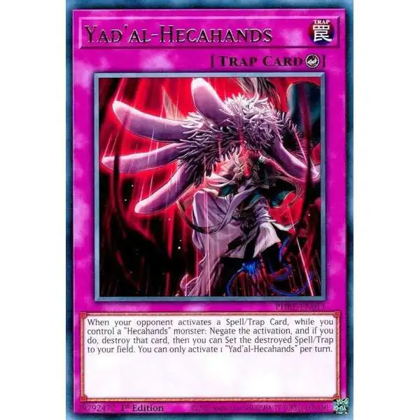 YuGiOh Trading Card Game Phantom Revenge Rare Yad'al-Hecahands PHRE-EN011