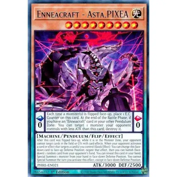 YuGiOh Trading Card Game Phantom Revenge Rare Enneacraft - Asta.PIXEA PHRE-EN021