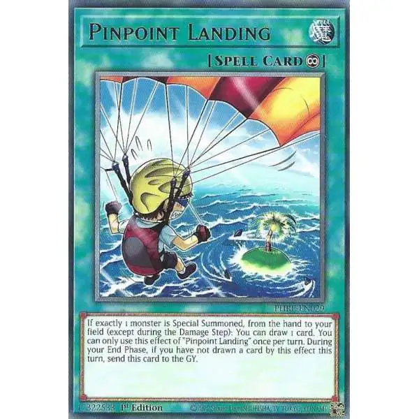YuGiOh Trading Card Game Phantom Revenge Rare Pinpoint Landing PHRE-EN029