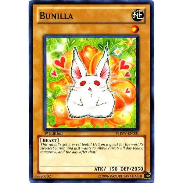 YuGiOh Trading Card Game Photon Shockwave Common Bunilla PHSW-EN001