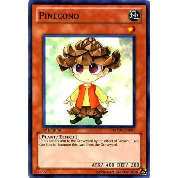 YuGiOh Trading Card Game Photon Shockwave Common Pinecono PHSW-EN007