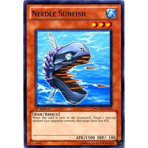 YuGiOh Trading Card Game Photon Shockwave Common Needle Sunfish PHSW-EN010