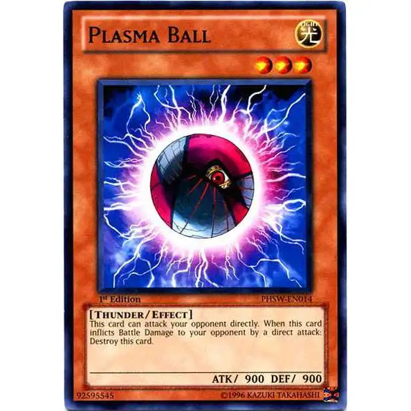 YuGiOh Trading Card Game Photon Shockwave Common Plasma Ball PHSW-EN014