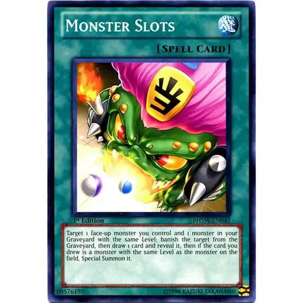 YuGiOh Trading Card Game Photon Shockwave Common Monster Slots PHSW-EN047