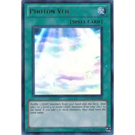 YuGiOh Trading Card Game Photon Shockwave Ultra Rare Photon Veil PHSW-EN050