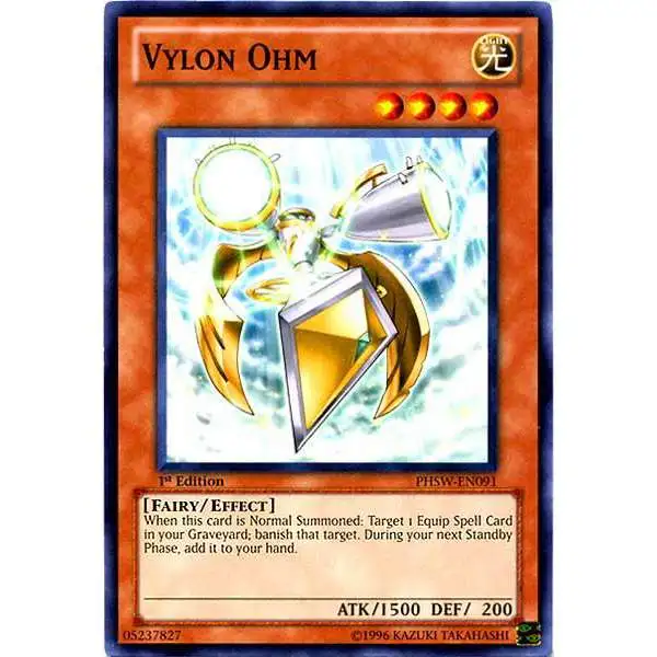 YuGiOh Trading Card Game Photon Shockwave Common Vylon Ohm PHSW-EN091