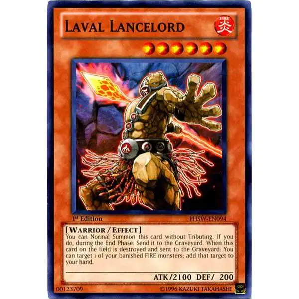 YuGiOh Trading Card Game Photon Shockwave Common Laval Lancelord PHSW-EN094