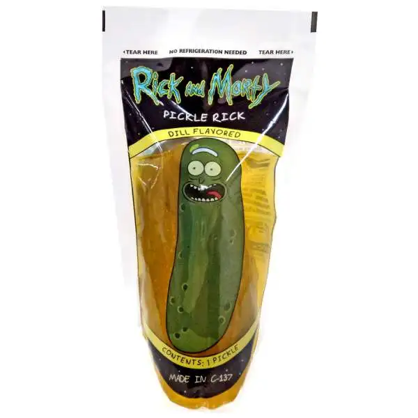 Rick & Morty Pickle Rick Exclusive Pickle [Dill Flavored]
